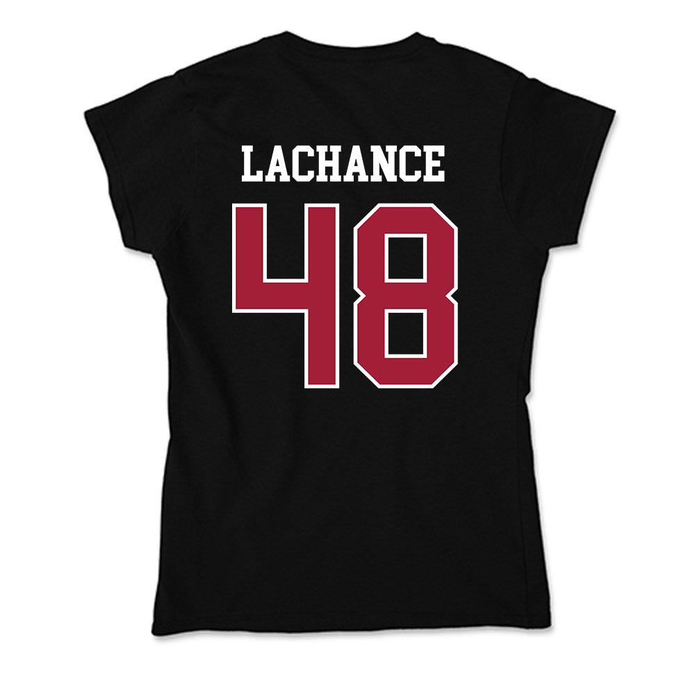 Oklahoma - NCAA Baseball : Deiten Lachance - Soft Style Women’s T-Shirt-1