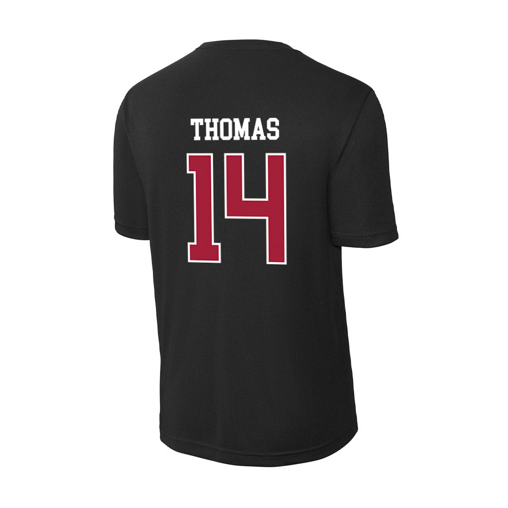 Oklahoma - NCAA Football : Elijah Thomas - Activewear T-Shirt-1