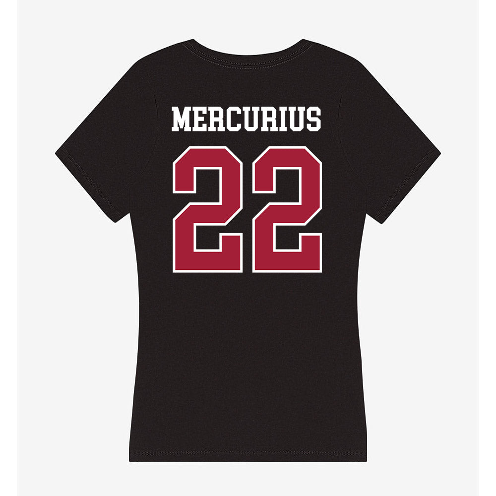 Oklahoma - NCAA Baseball : LJ Mercurius - Women's V-Neck T-Shirt-1