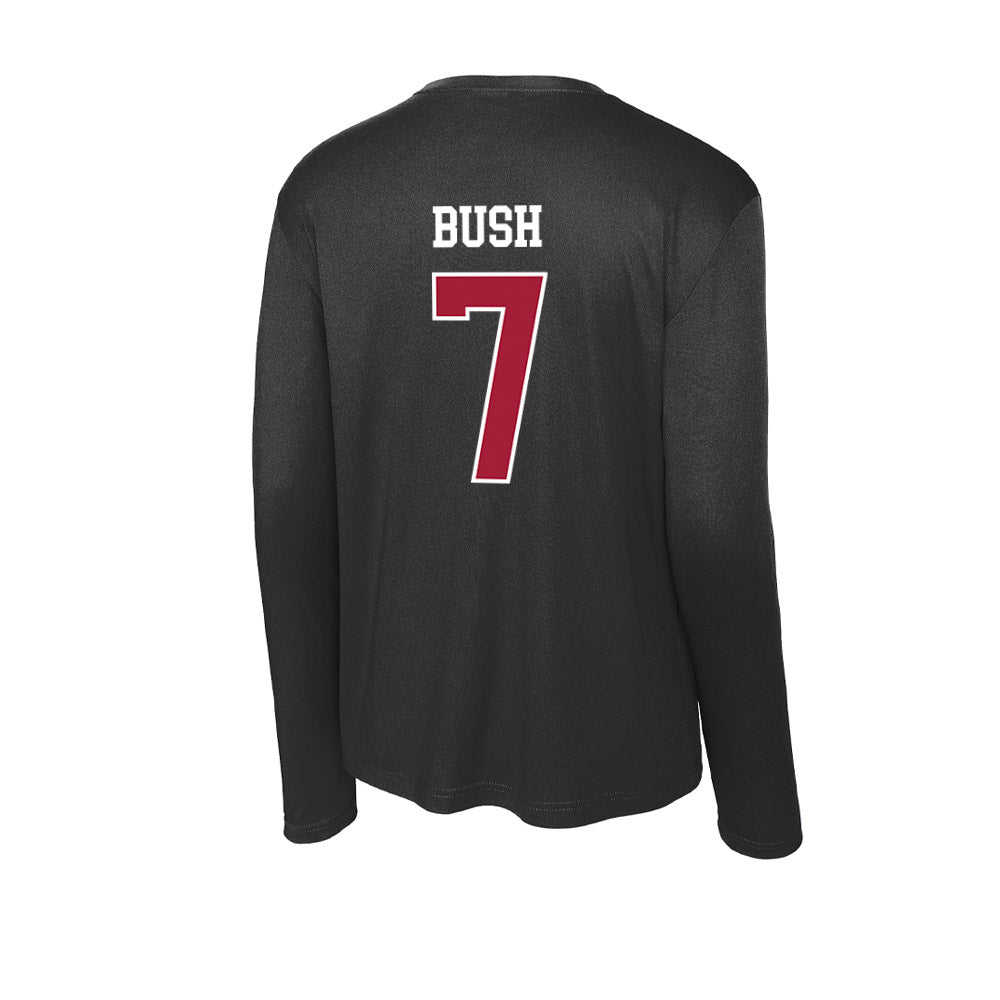 Oklahoma - NCAA Women's Volleyball : Emoni Bush - Activewear Long Sleeve T-Shirt-1