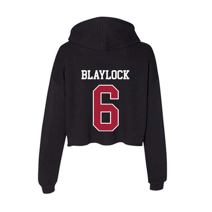 Oklahoma - NCAA Football : Tory Blaylock - Women's Crop Fleece Hoodie-1