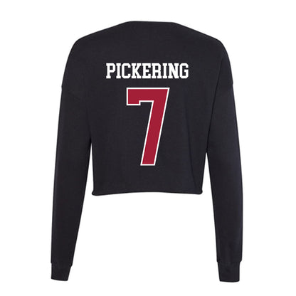 Oklahoma - NCAA Softball : Kasidi Pickering - Women's Cropped Crew Fleece-1