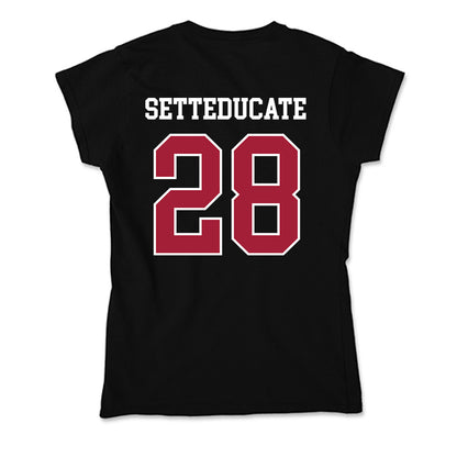 Oklahoma - NCAA Women's Soccer : Luciana Setteducate - Soft Style Women’s T-Shirt-1