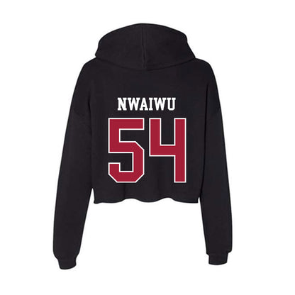 Oklahoma - NCAA Football : Febechi Nwaiwu - Women's Crop Fleece Hoodie-1
