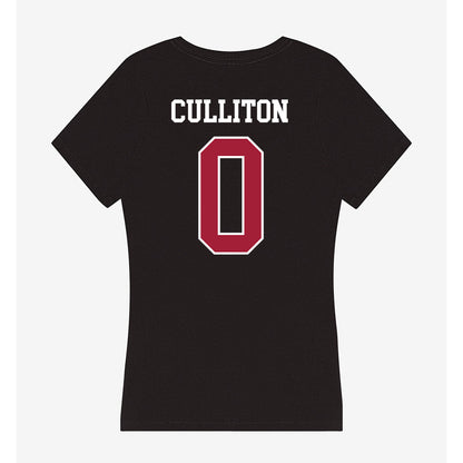 Oklahoma - NCAA Women's Basketball : Beatrice Culliton - Women's V-Neck T-Shirt-1