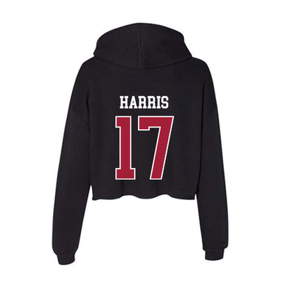 Oklahoma - NCAA Baseball : Dasan Harris - Women's Crop Fleece Hoodie-1