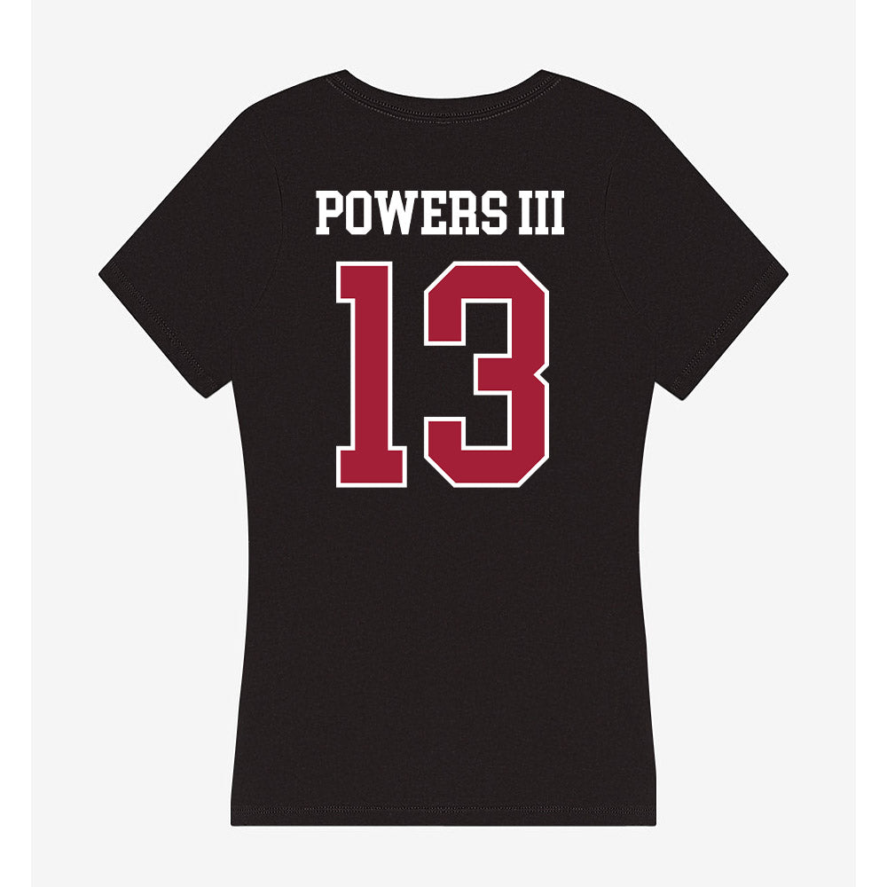 Oklahoma - NCAA Football : Reggie Powers III - Women's V-Neck T-Shirt-1