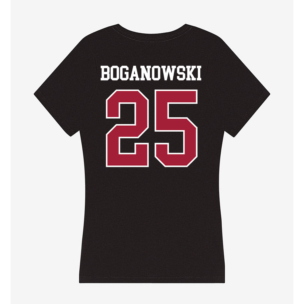 Oklahoma - NCAA Football : Michael Boganowski - Women's V-Neck T-Shirt-1