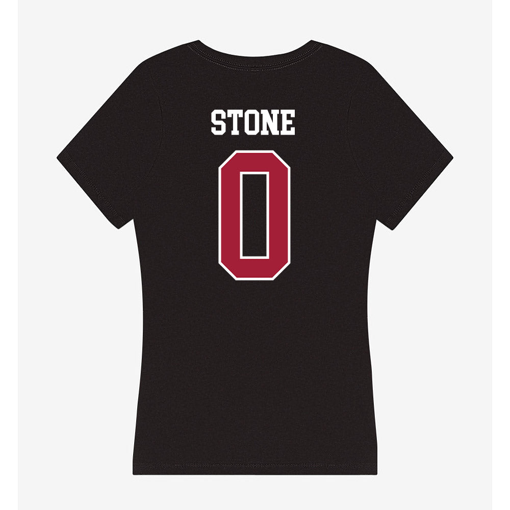 Oklahoma - NCAA Football : David Stone - Women's V-Neck T-Shirt-1