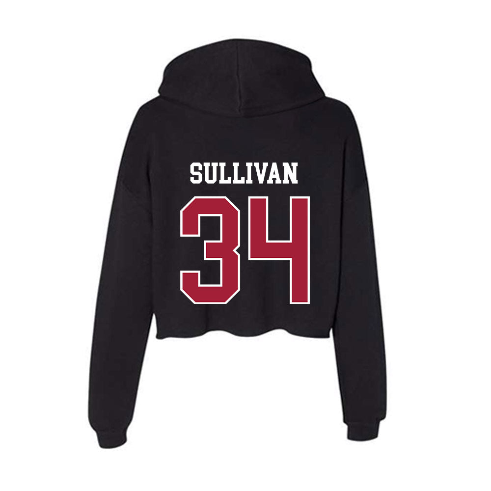 Oklahoma - NCAA Women's Soccer : Callie Sullivan - Women's Crop Fleece Hoodie-1