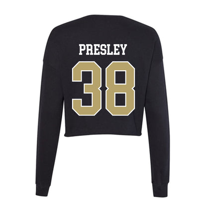 Central Florida - NCAA Football : Jashad Presley - Women's Cropped Crew Fleece-1