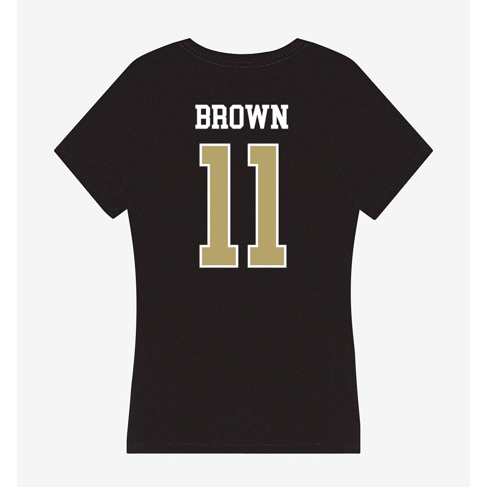 Central Florida - NCAA Football : Jacurri Brown - Women's V-Neck T-Shirt-1