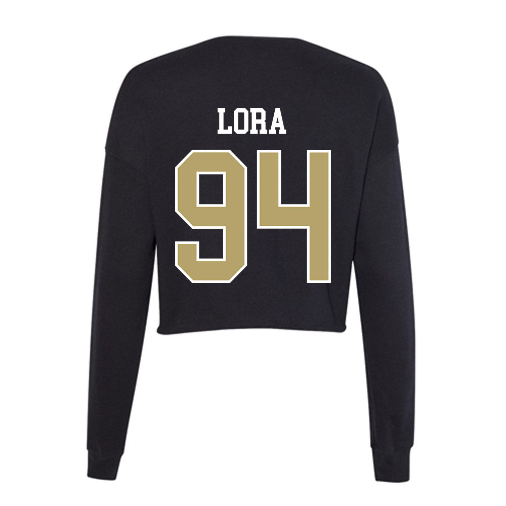 Central Florida - NCAA Football : Rodney Lora - Women's Cropped Crew Fleece-1