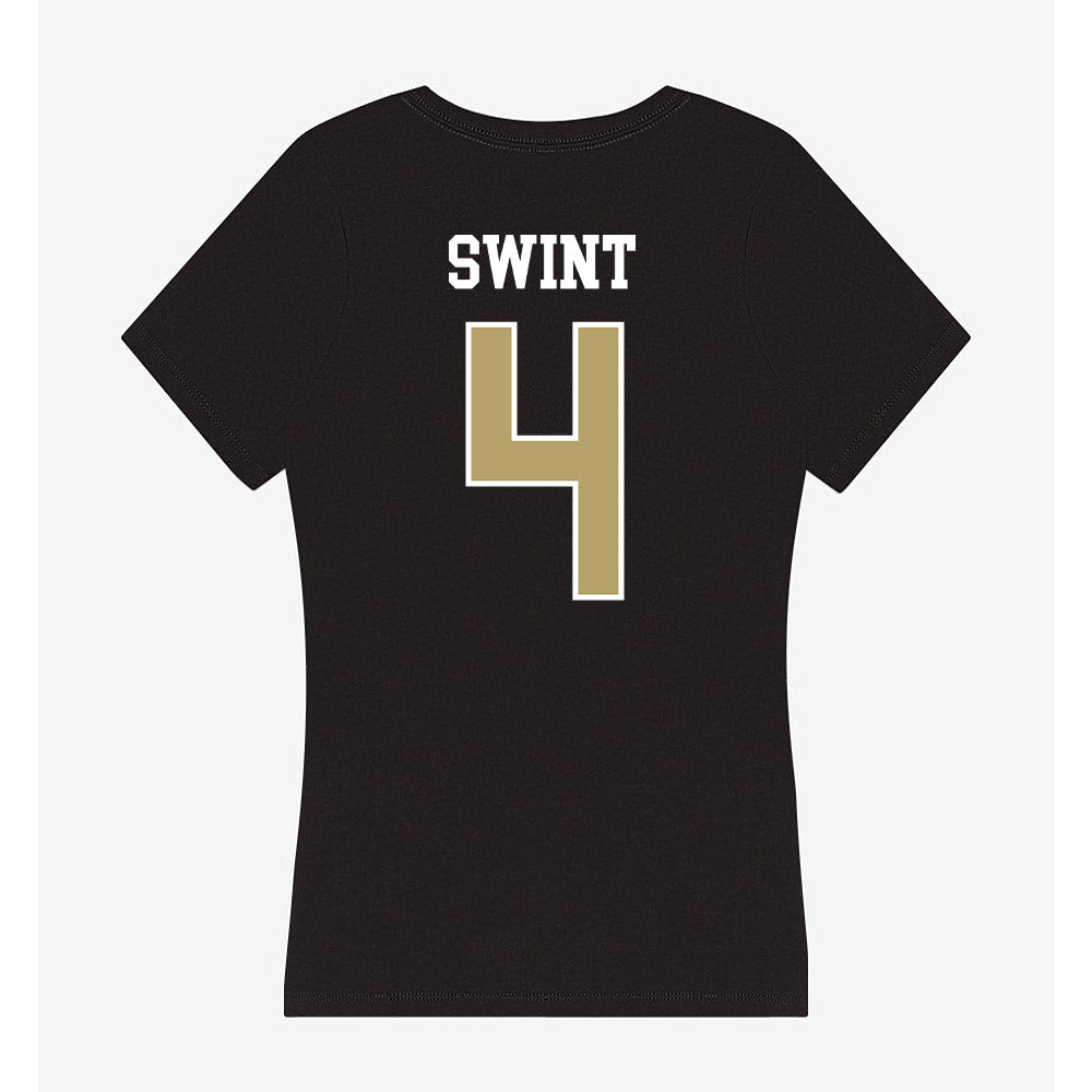Central Florida - NCAA Football : Taevion Swint - Women's V-Neck T-Shirt-1
