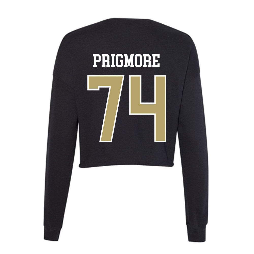 Central Florida - NCAA Football : Matthew Prigmore - Women's Cropped Crew Fleece-1
