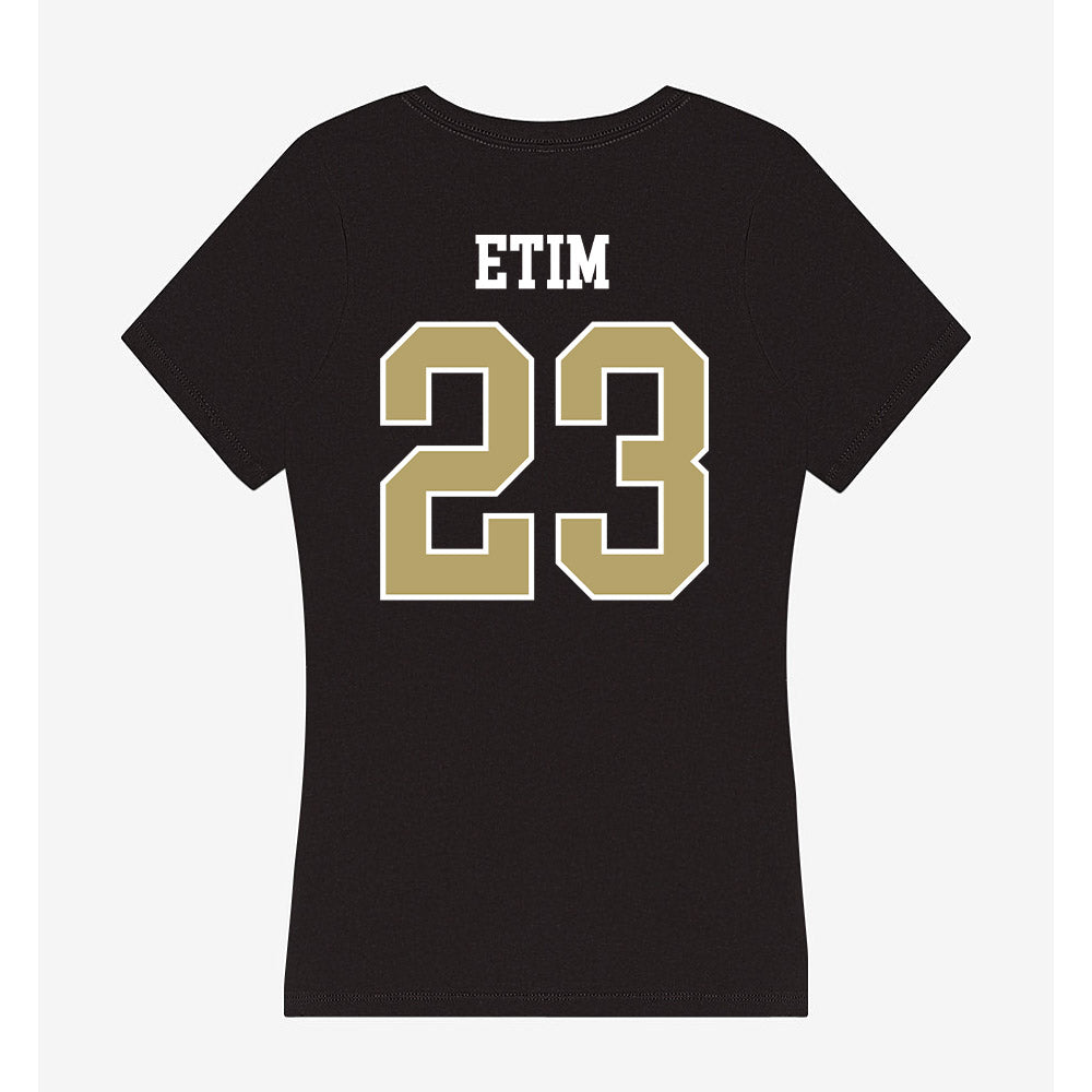 Central Florida - NCAA Women's Soccer : Edidiong Etim - Women's V-Neck T-Shirt-1