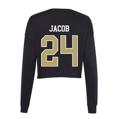 Central Florida - NCAA Football : Brandon Jacob - Women's Cropped Crew Fleece-1