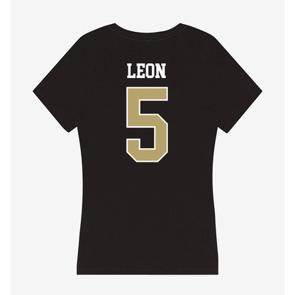 Central Florida - NCAA Women's Soccer : Natalie Leon - Women's V-Neck T-Shirt-1