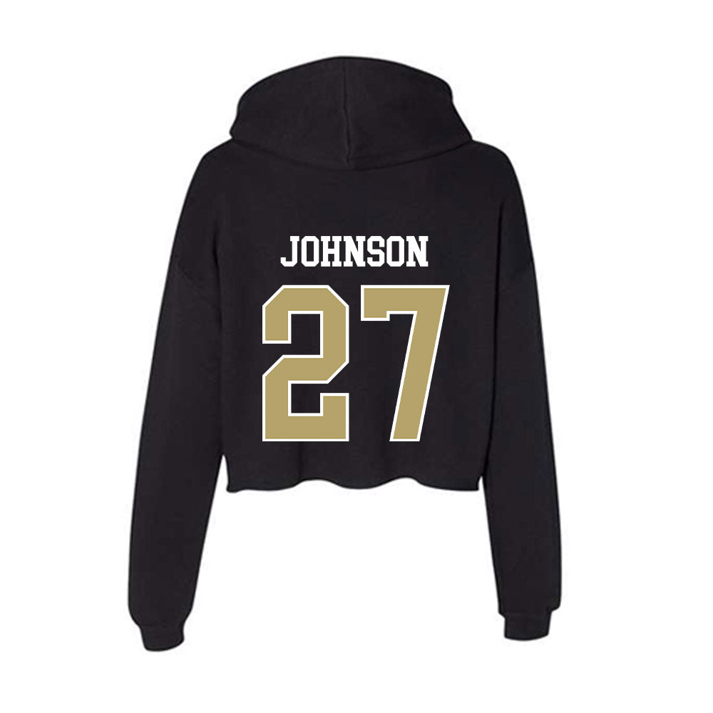 Central Florida - NCAA Football : Chasen Johnson - Women's Crop Fleece Hoodie-1