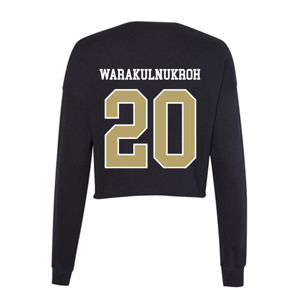 Central Florida - NCAA Men's Basketball : Poohpha Warakulnukroh - Women's Cropped Crew Fleece-1