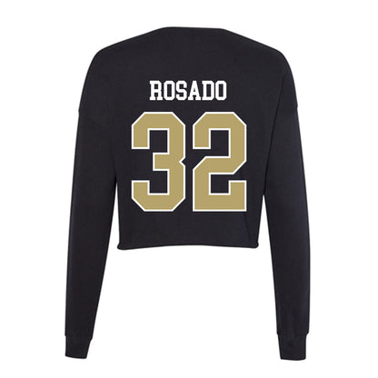Central Florida - NCAA Baseball : Kaniel Rosado - Women's Cropped Crew Fleece-1