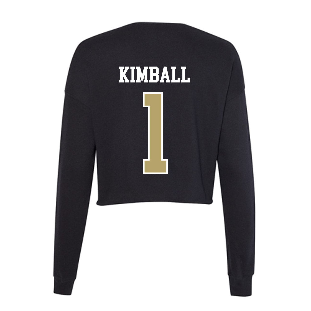 Central Florida - NCAA Baseball : Roman Kimball - Women's Cropped Crew Fleece-1