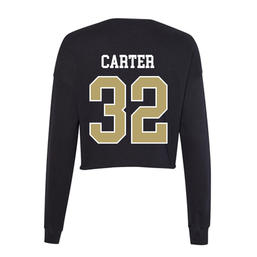 Central Florida - NCAA Football : Michael Carter - Women's Cropped Crew Fleece-1