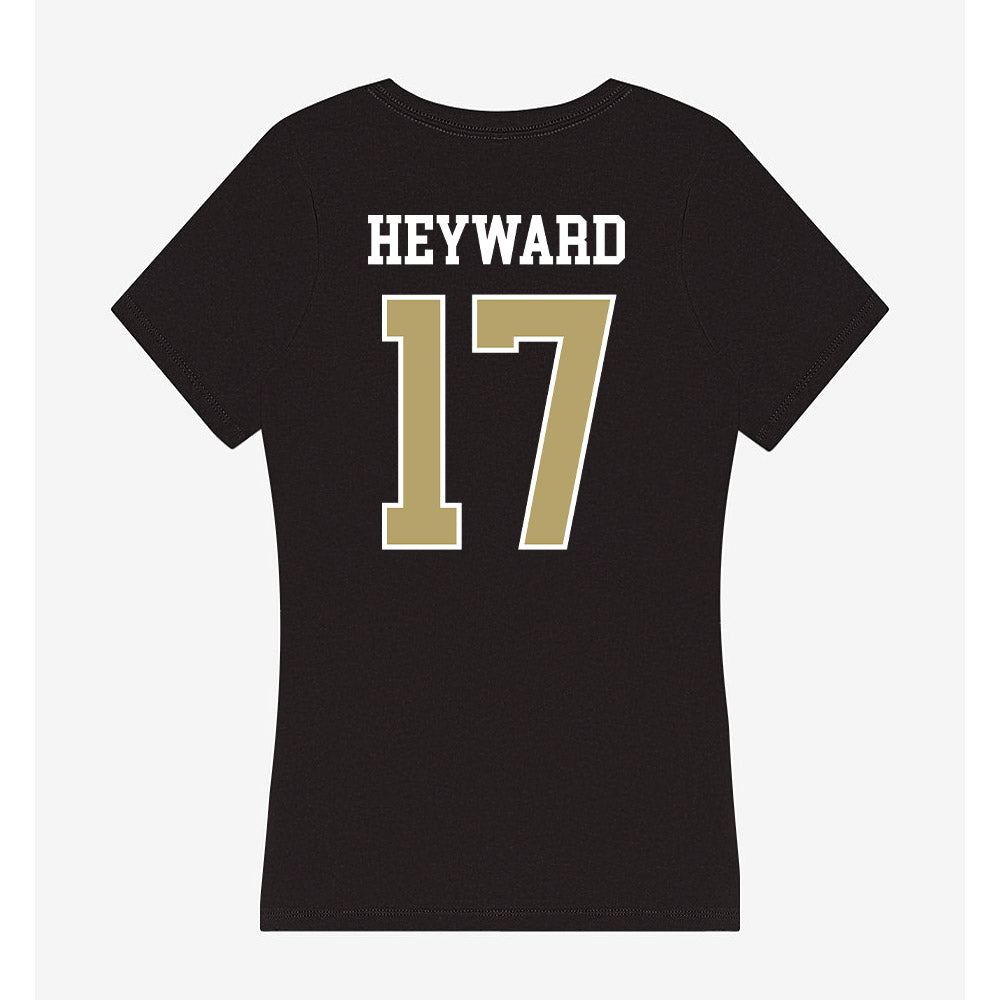 Central Florida - NCAA Football : Jaylen Heyward - Women's V-Neck T-Shirt-1