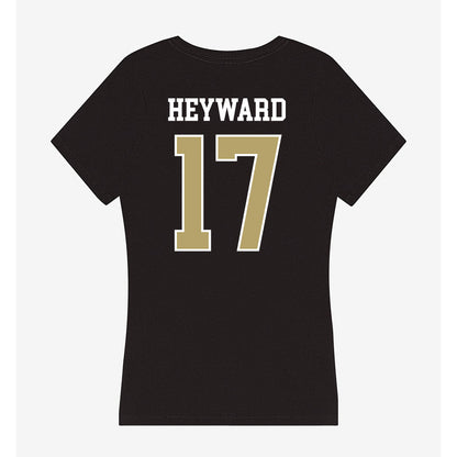 Central Florida - NCAA Football : Jaylen Heyward - Women's V-Neck T-Shirt-1