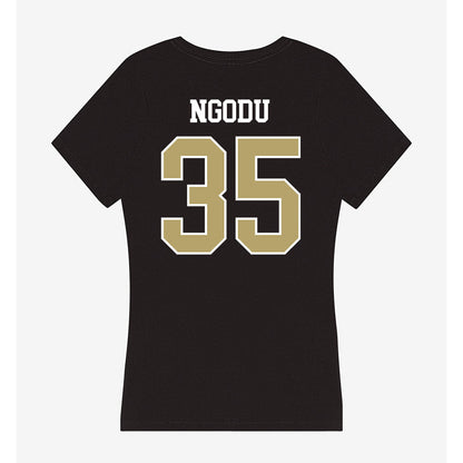 Central Florida - NCAA Women's Basketball : Khyala Ngodu - Women's V-Neck T-Shirt-1