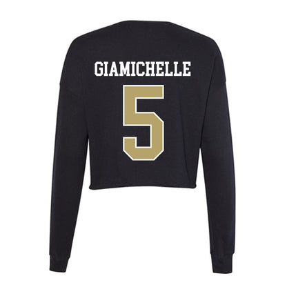 Central Florida - NCAA Men's Tennis : Santiago Giamichelle - Women's Cropped Crew Fleece-1
