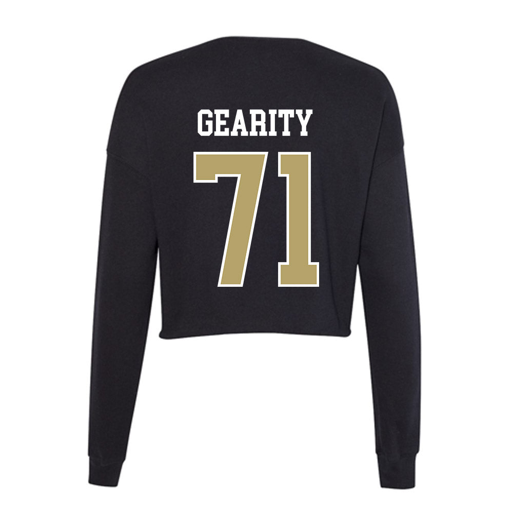 Central Florida - NCAA Football : Thomas Gearity - Women's Cropped Crew Fleece-1