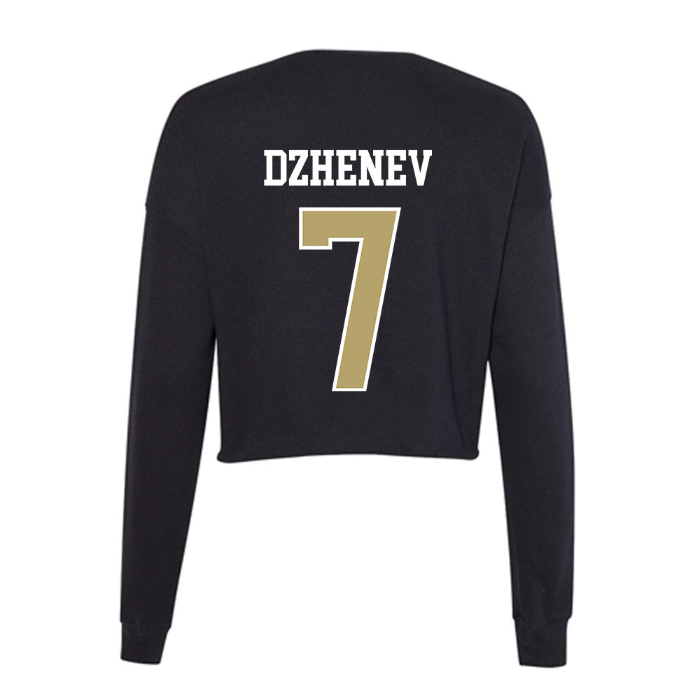 Central Florida - NCAA Men's Tennis : Adriano Dzhenev - Women's Cropped Crew Fleece-1