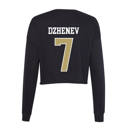 Central Florida - NCAA Men's Tennis : Adriano Dzhenev - Women's Cropped Crew Fleece-1