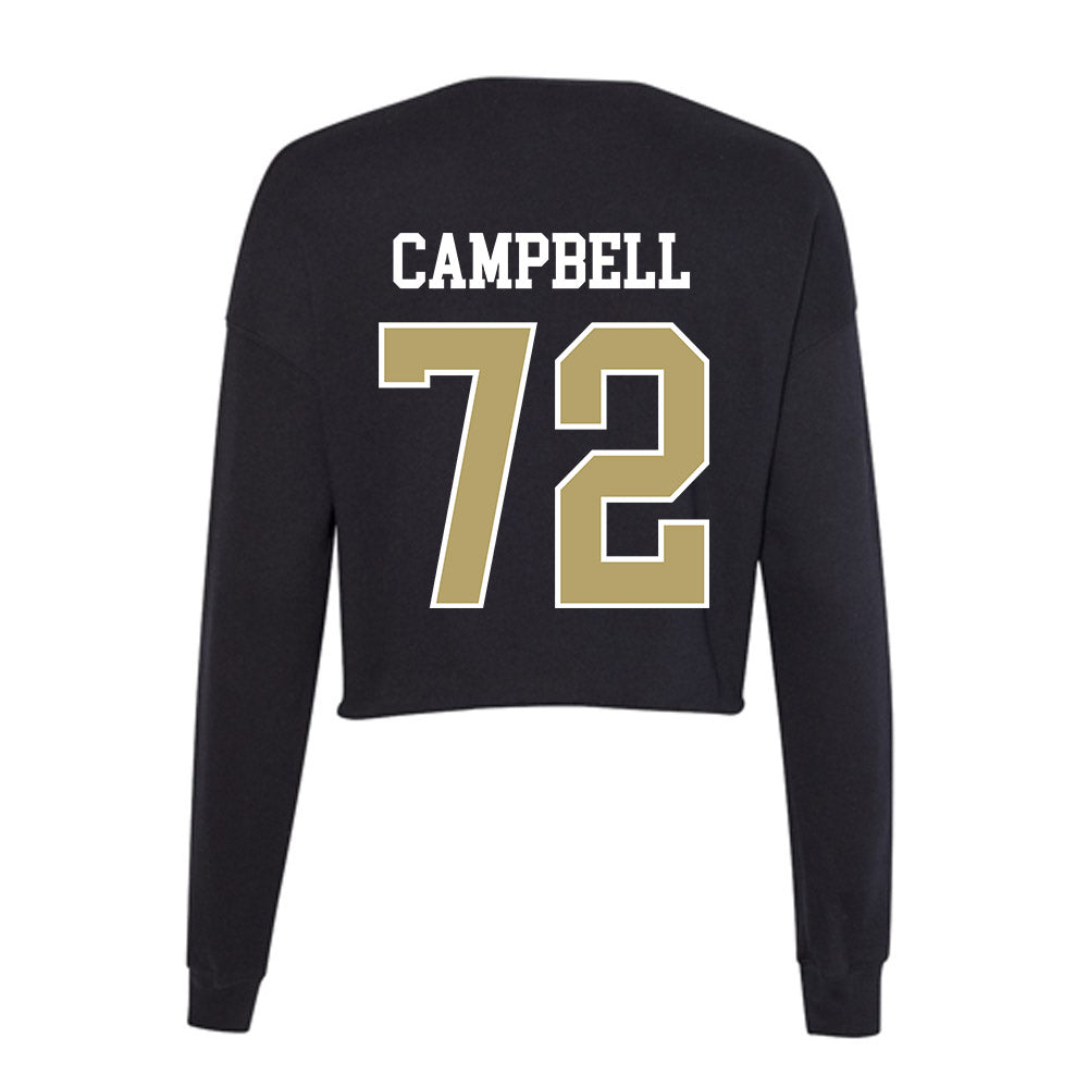 Central Florida - NCAA Football : Dominick Campbell - Women's Cropped Crew Fleece-1