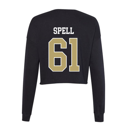 Central Florida - NCAA Football : Owen Spell - Women's Cropped Crew Fleece-1