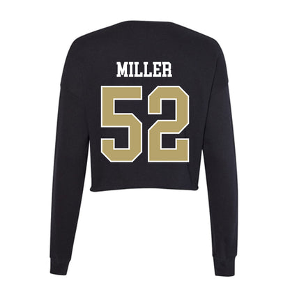 Central Florida - NCAA Football : Carter Miller - Women's Cropped Crew Fleece-1