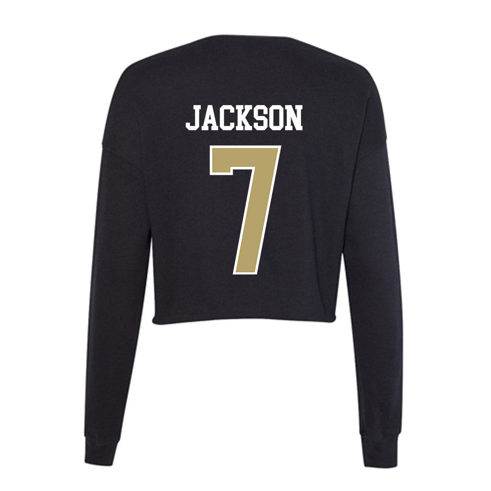 Central Florida - NCAA Football : Antione Jackson - Women's Cropped Crew Fleece-1