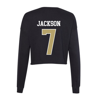 Central Florida - NCAA Football : Antione Jackson - Women's Cropped Crew Fleece-1