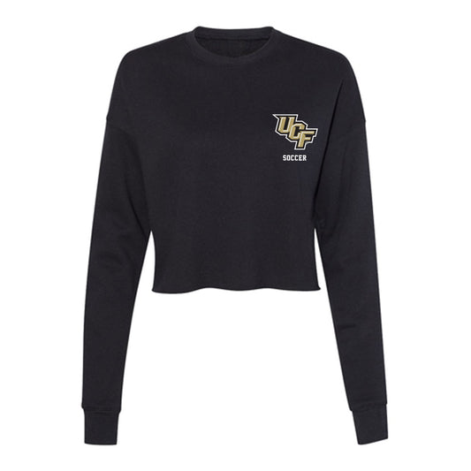 Central Florida - NCAA Women's Soccer : Maria Tregansin - Women's Cropped Crew Fleece-0