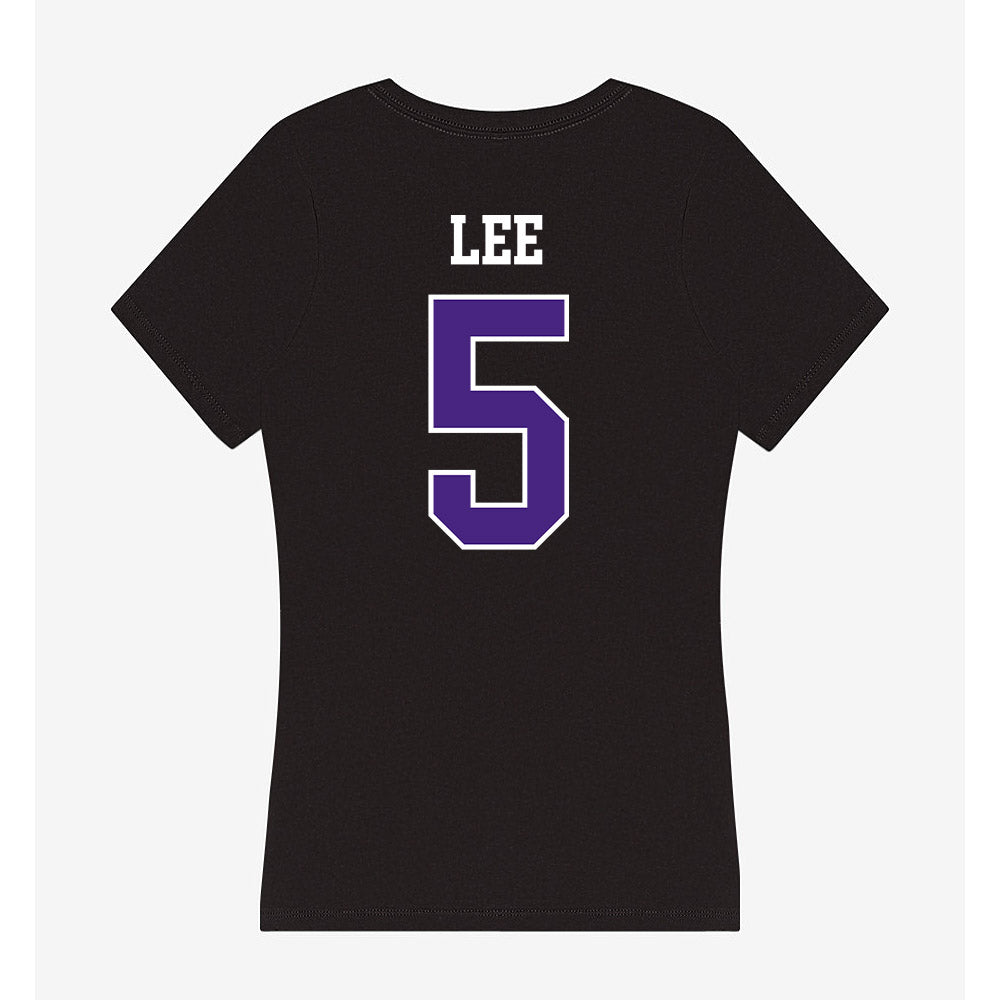 Northwestern - NCAA Baseball : Yonghoon Lee - Classic Shersey Women's V-Neck T-Shirt-1