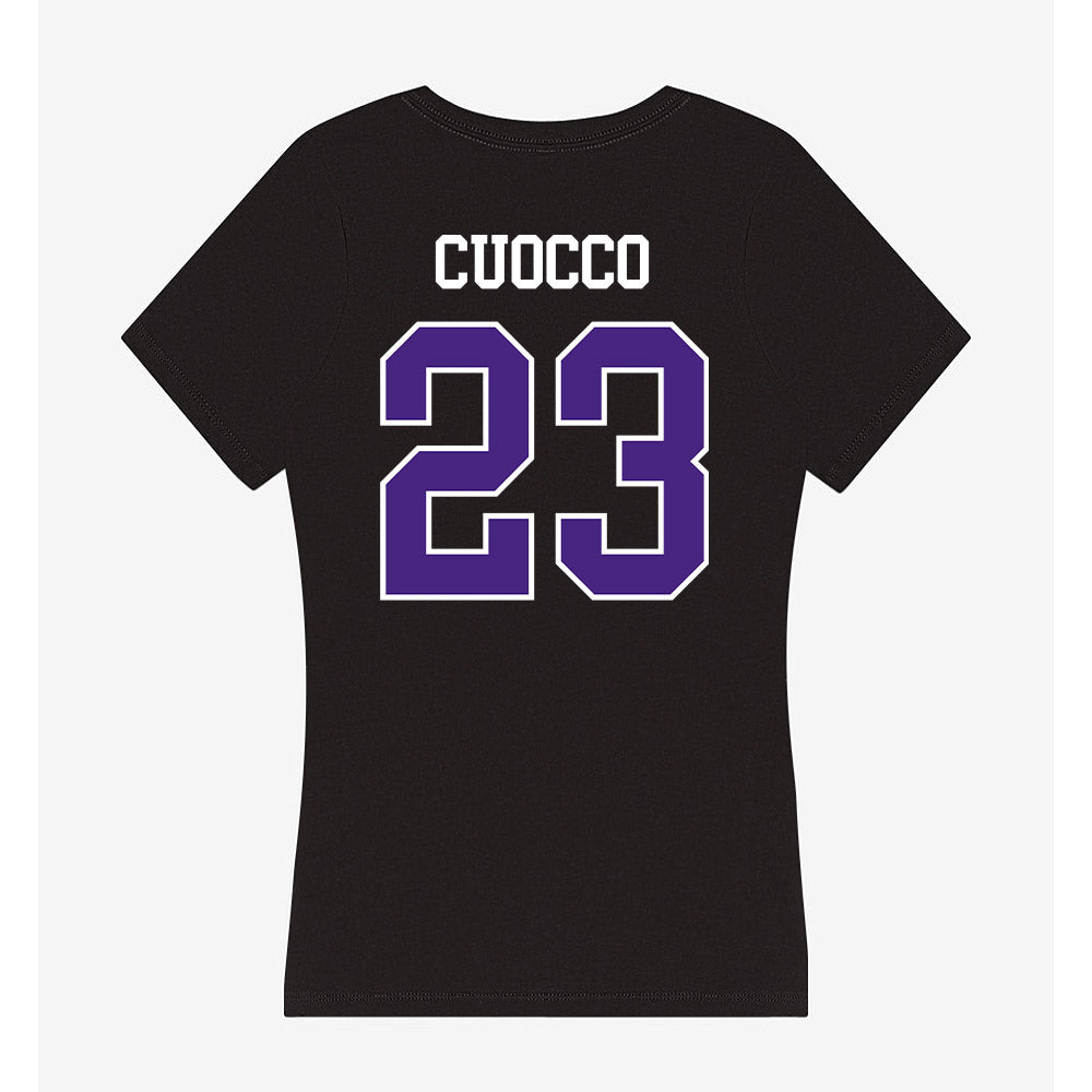 Northwestern - NCAA Women's Lacrosse : Jenika Cuocco - Classic Shersey Women's V-Neck T-Shirt-1
