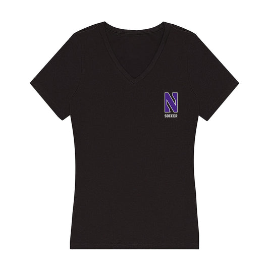 Northwestern - NCAA Men's Soccer : Tre Barrett III - Classic Shersey Women's V-Neck T-Shirt-0