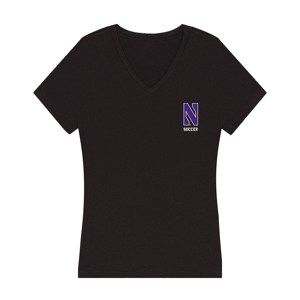 Northwestern - NCAA Men's Soccer : Gabriel Smyth - Classic Shersey Women's V-Neck T-Shirt-0