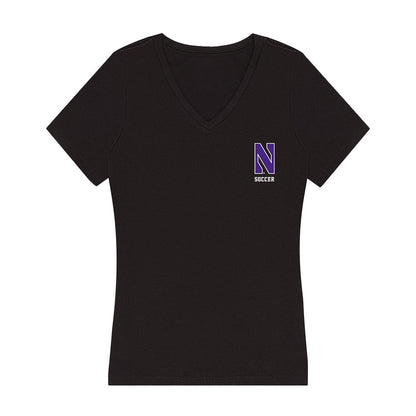 Northwestern - NCAA Men's Soccer : Gabriel Smyth - Classic Shersey Women's V-Neck T-Shirt-0