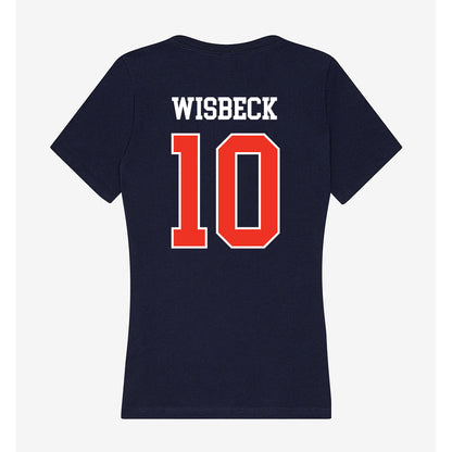 Syracuse - NCAA Women's Soccer : gabrielle Wisbeck - Women's V-Neck T-Shirt-1