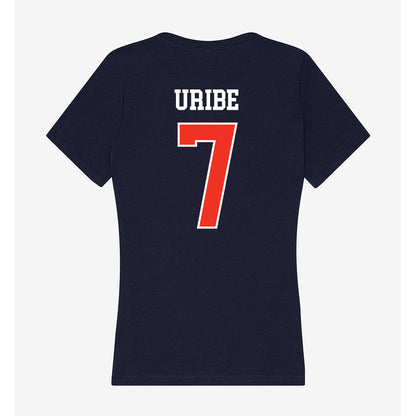 Syracuse - NCAA Women's Soccer : Ava Uribe - Women's V-Neck T-Shirt-1