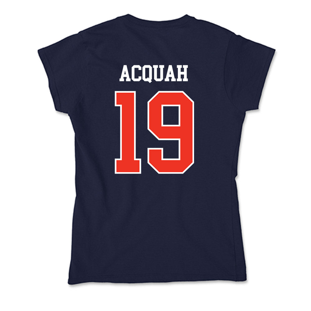Syracuse - NCAA Men's Soccer : Michael Acquah - Soft Style Women’s T-Shirt-1