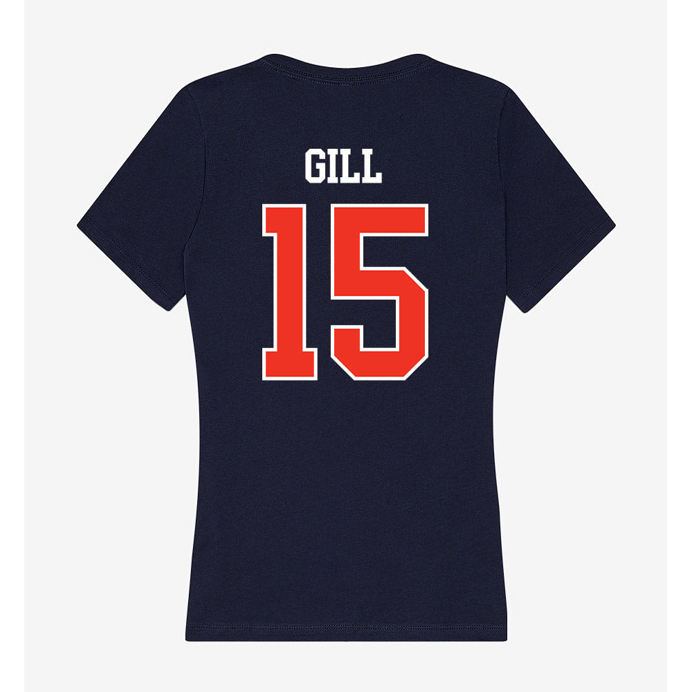 Syracuse - NCAA Football : Darrell Gill - Women's V-Neck T-Shirt-1