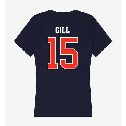 Syracuse - NCAA Football : Darrell Gill - Women's V-Neck T-Shirt-1